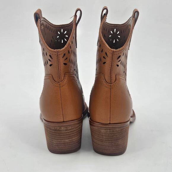 Marc Fisher Elyma Pointed Toe Western Boot Size 9.5 Chestnut Brown - Picture 10 of 12